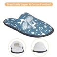 thumbnail image 3 of Balery Poodle Dog Pantuflas de Casa de Felpa Silenciosas con Diseño Estampado, Zapatillas Cómodas Antideslizantes de Algodón para Interior-Medium, 3 of 8