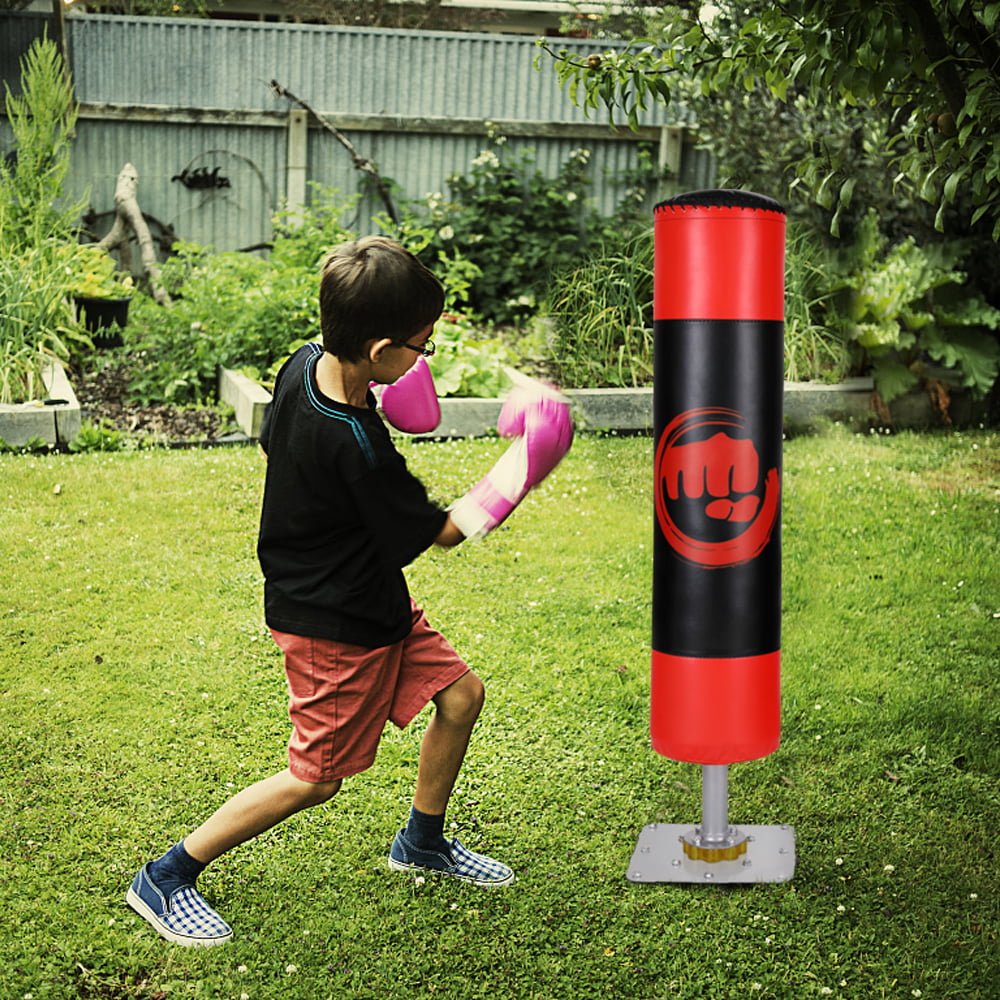 U’King Adult & Kids Freestanding Punching Bag for Heavy Boxing Training with Suction Cup Rubber Base Free Stand Kickboxing Bags Kick Punch Bag