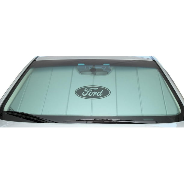 Covercraft UVS100 Custom Sunscreen with Black Ford Oval logo for 2021