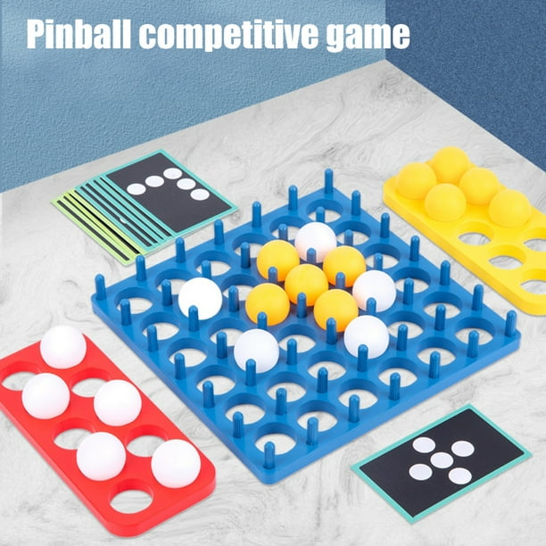 Juego de mesa con pelota que rebota 20 bolas 10 cartas de desafio y cuadricula de juegos juegos de desafios que rebotan para fiestas familiares y adolescentes Bodega Aurrera en linea