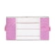 thumbnail image 1 of Advancent Bolsa de almacenamiento de ropa plegable con cremalleras, tienda y aplicación amplia de ropa, multifuncional Almacenamiento y organización del hogar rosa l, 1 of 6