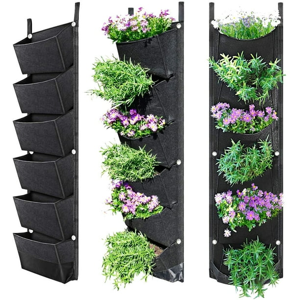 Maceta de Pared para Cultivo, Maceta de Tela, Germinación, Crecimiento, Macetas Colgantes