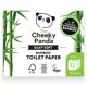 thumbnail image 1 of Papel higiénico The Cheeky Panda Bamboo, 12 rollos familiares, 3 capas, 1 of 7