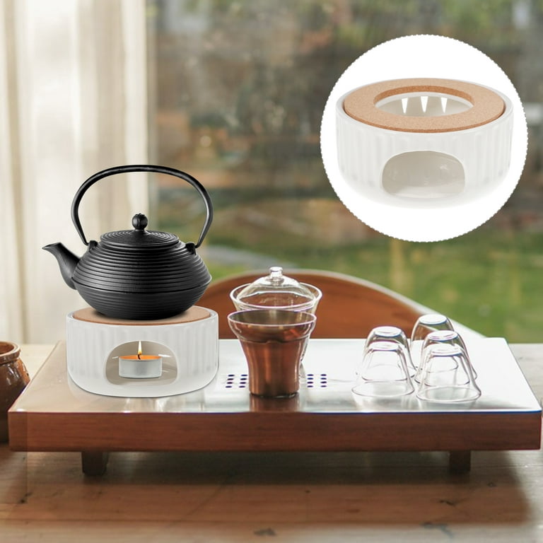 Hollow Tea Making Small Stove Teapot Warming Base Household Ceramic Tea  Warmer