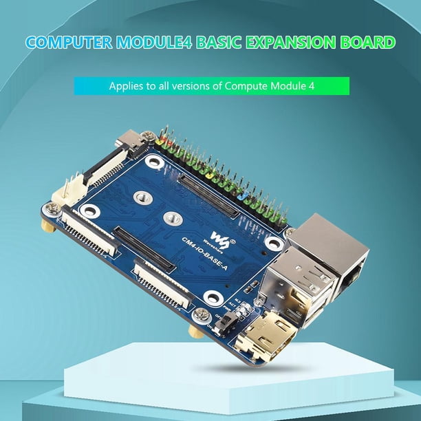 Placa de expansión Mini Base A tipo USB IO para Raspberry Pi Compute Module 4