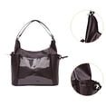 thumbnail image 6 of Abbraccia Ita Bag Uniform Bag DIY Multipurpose Transparent Purse Handbag Backpack for Gifts Anime Dolls Display Party Shopping Students Dark Brown, 6 of 9