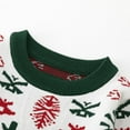 thumbnail image 3 of GYRATEDREAM Toddler Little Girl Christmas Sweatshirt Kid Ugly Santa Claus Reindeer Tree Shirt Xmas Long Sleeve Tee Top Clothes for 3Y Green, 3 of 5