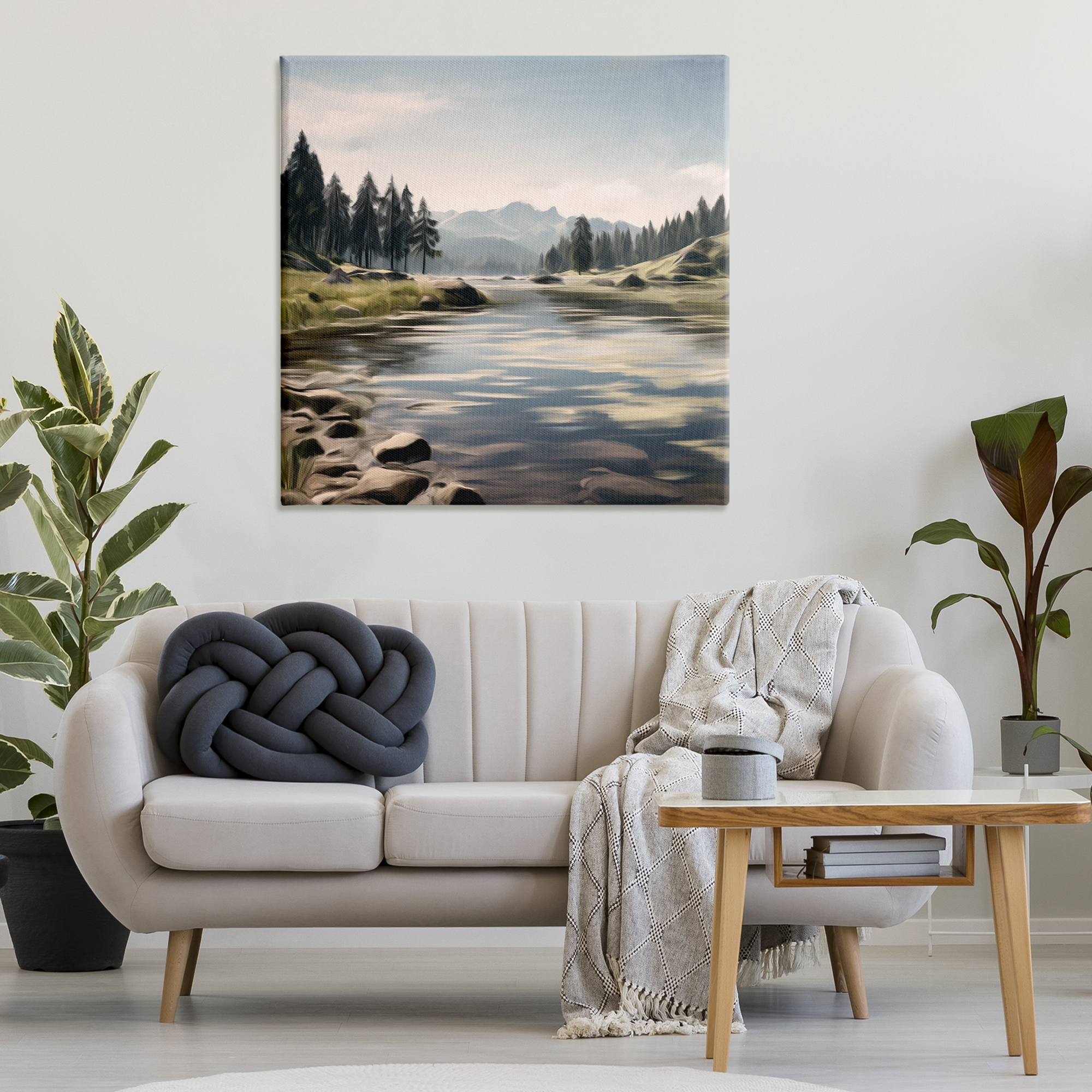 My Hideaway Pond Ripples Canvas Wall Art, design by Kim Allen
