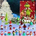 thumbnail image 4 of Calendrier de l'Avent de Noël Monstre Vert Grinch Boîte Calendrier Aveugle Grinch 24 Pcs, 4 of 6