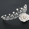 thumbnail image 2 of LABSERRON 1Set Bridal Crystal Tiara Rhinestone Wedding Crown Headwear for Ladies 6.3In * 0.47In, 2 of 6