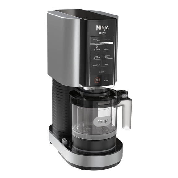 Máquina para Fabricar Helados Ninja Creami 7 Programas 2 Recipientes con Tapa Color Plata