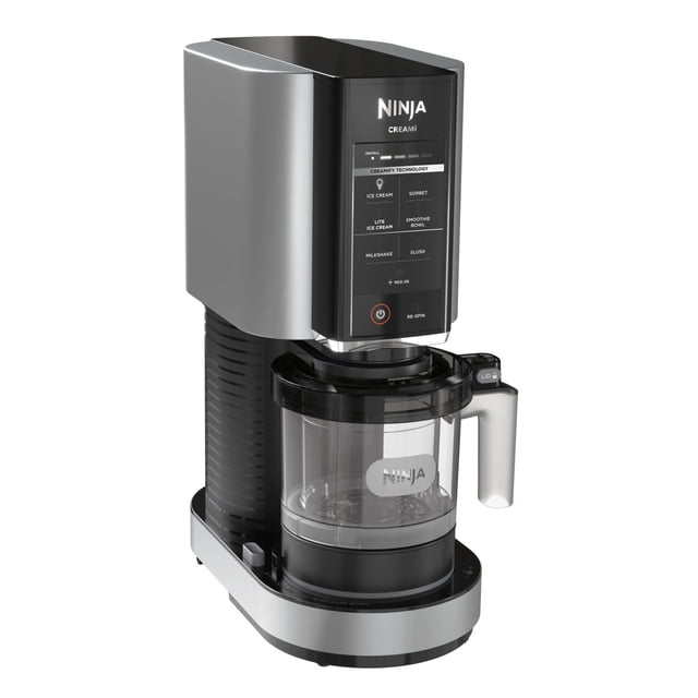 Máquina para Fabricar Helados Ninja Creami 7 Programas 2 Recipientes con Tapa Color Plata