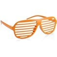 thumbnail image 1 of Shutter Shades Fun Novelty Plastic Party Retro Fancy Dress Costume Prop Rave Club Eyewear Disco Adults 80's Sunglasses, 1 of 3