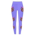 thumbnail image 4 of QHFBli Mardi Gras Leggings for Women Shiny Legging Pants High Waisted Yoga Pants Dark -8 M, 4 of 4