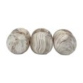 thumbnail image 2 of JERFIT Set of 6 Ceramic Decorative Balls, Modern Marbleized Orbs for Home Decor, Brown Multi-Color Centerpiece Accents for Table, Shelf & Mantel, 2 of 8