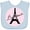 AE-Light Blue, variant on Inktastic Bonjour Girls Baby Bib