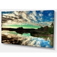 thumbnail image 2 of Sky Nuages Miroir dans la Rivière Panorama - Impression sur Toile Paysage, 2 of 3