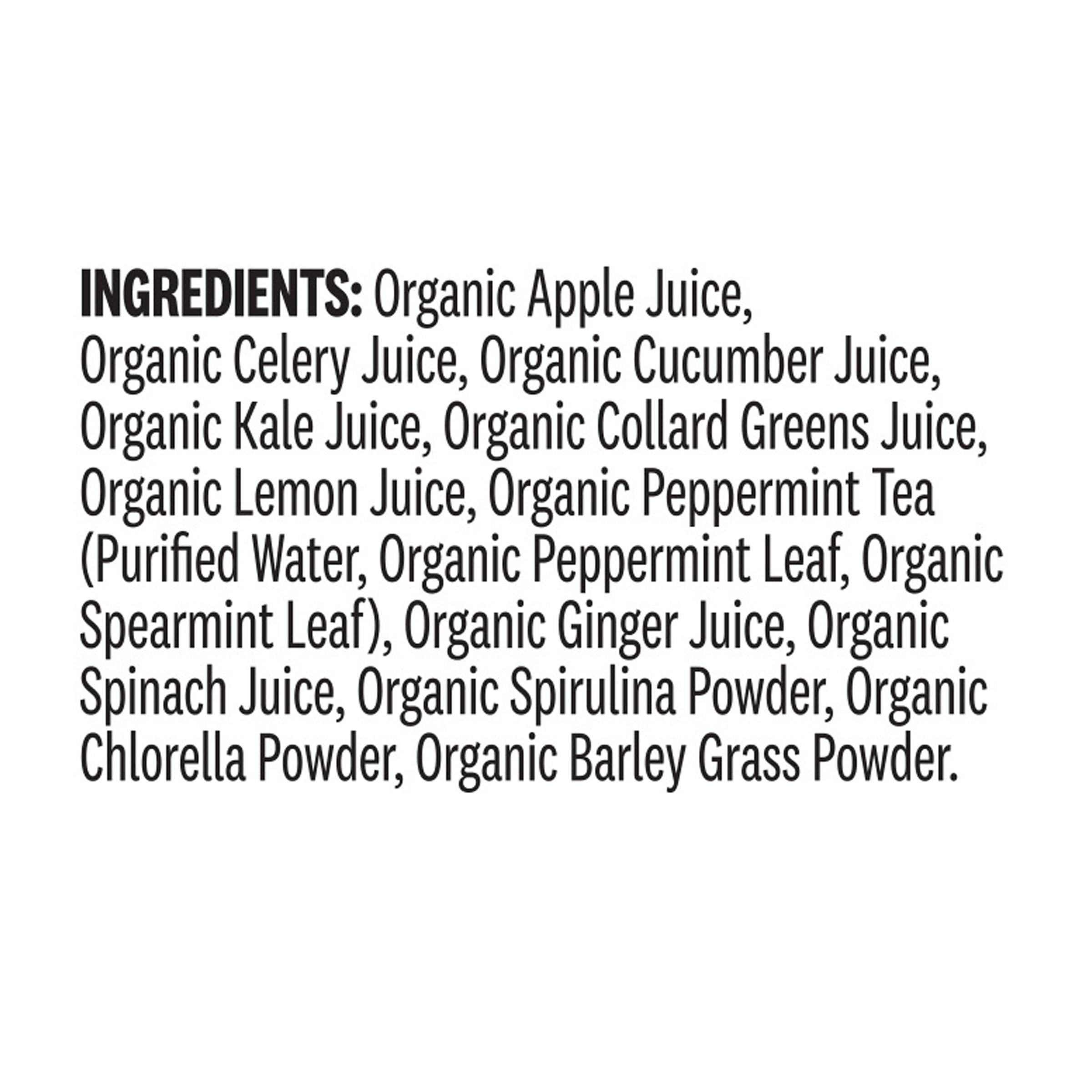 Suja Organic Mighty Dozen Cold Pressed Juice Drink, 59 fl oz Bottle