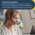 thumbnail image 3 of Auriculares inalámbricos Jabra Evolve 65 SE Mono con cancelación de ruido, 3 of 6