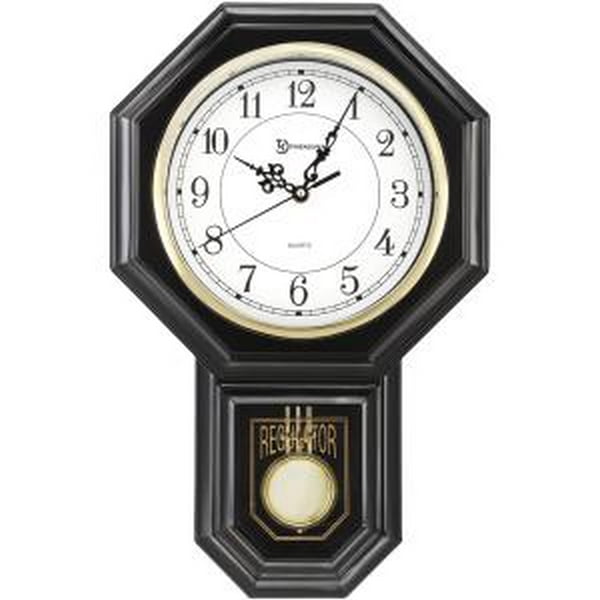 Sima 180BWAC Essex Pendulum Perp Wall Clock 12 X 17 Inch 