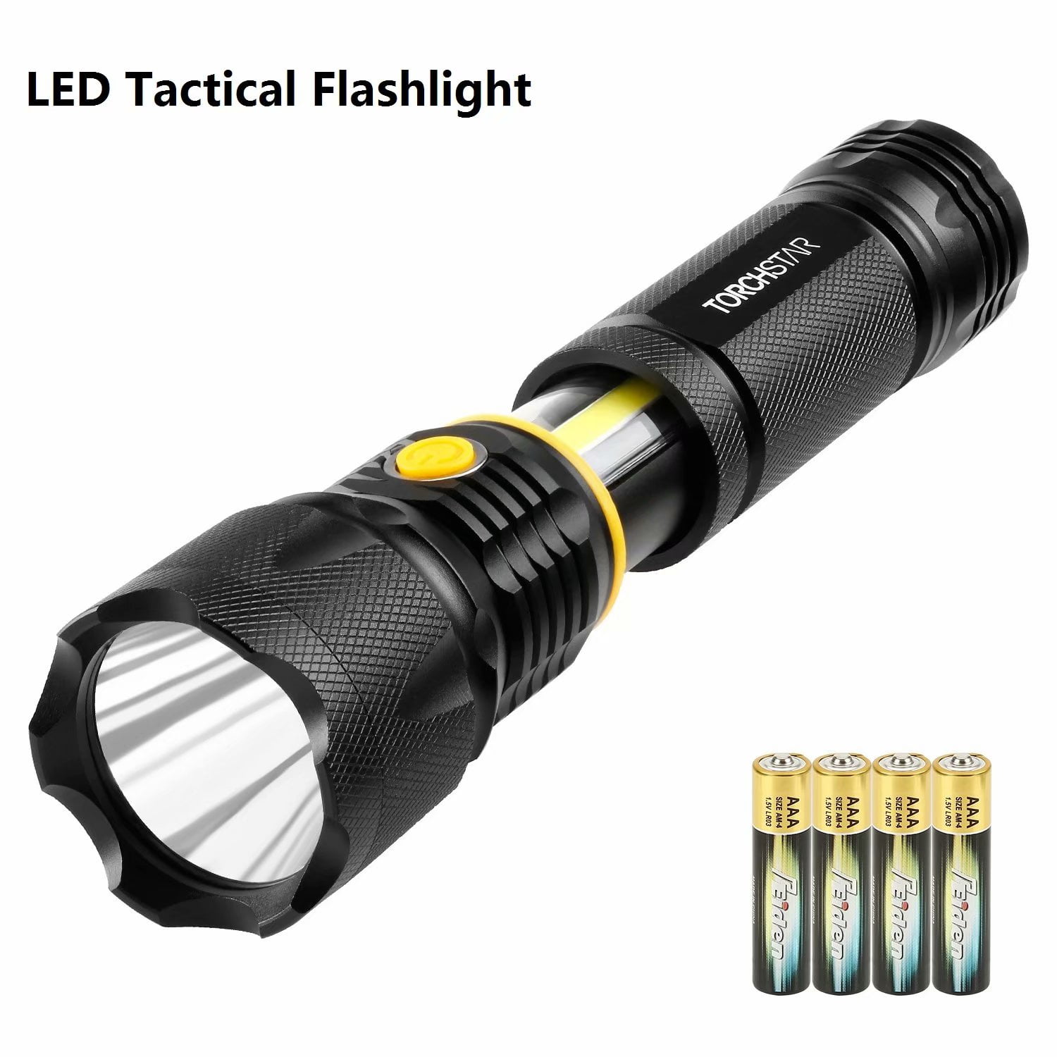 Led SMD Rechargeable Inspection Torch lamp 2n1 Breakdown Farming Fishing Camping 