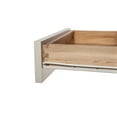 thumbnail image 4 of Alaterre Furniture Savannah End Table, Ivory with Natural Wood Top, 4 of 5