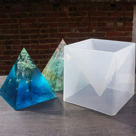 resin epoxy mould molds jewelry orgonite clear mold silicone making findings 1pcs 150mm handcraft silica gel tower tool lot pyramid