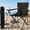Black, variant on Quad Folding Camp Chair with Cup Holder, 32" H x 19" W, Carrying Bag & Supports 250lbs, Portable & Compact Outdoor Chair for Camping, Hiking, Tailgating, Beach, and Sports Events