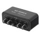 thumbnail image 1 of Bi Directional Audio Switcher High Fidelity 5 Way Audio Switch Splitter for Multimedia Conference Room, 1 of 5