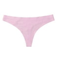 thumbnail image 4 of Aayomet Culotte en Coton pour Femmes String Perforé (Violet, TG), 4 of 4