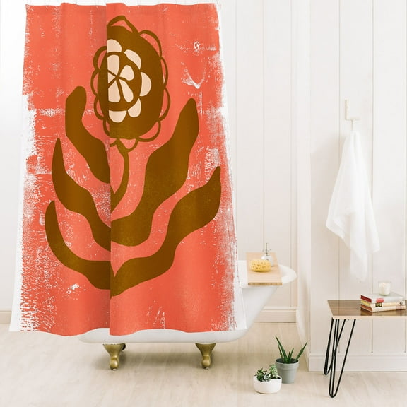 Society6 Sunshinecanteen Modflower Shower Curtain 71" x 74"