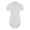 White, variant on MSemis Men Stretchy Short Sleeve Bodysuit Base Layer Basi Top
