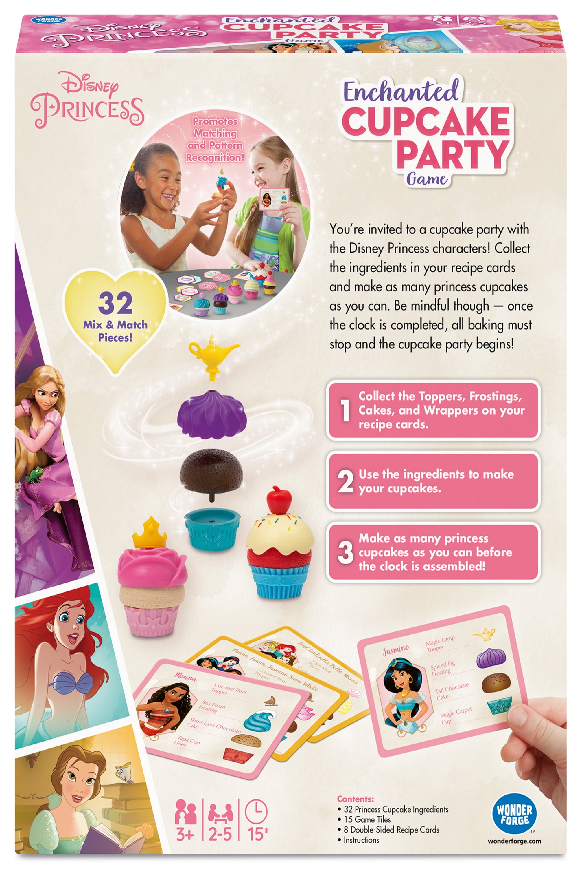 Ravensburger Disney Princess Enchanted Cupcake Party Board Game, Children Ages 3+