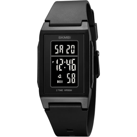 Men's Fashion Minimalist Digital Quartz Watches Business Ultra-Thin Wristwatch Military Sports Watch Waterproof for Unisex Casual Outdoor Watch