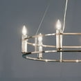 thumbnail image 3 of 52490PN Kichler Lighting Rosalind - 6 Light Chandelier In Traditional Style-6.5 Inches Tall and 33.25 Inches Wide-Polished Nickel Finish, 3 of 9