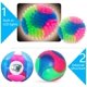 thumbnail image 4 of Juego de 4 pelotas LED para perros, juguete interactivo con luz y banda elástica intermitente, pelota brillante para perros, 7 cm, 4 of 5