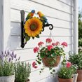 thumbnail image 6 of Aoznliie Wall Hooks, Decorative Metal Wall Hooks with Cute Animal Flower Patterns, Rustproof Iron Hangers for Plant Baskets Lanterns, 9x8 in, 6 of 6