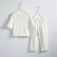 thumbnail image 4 of Bamboo Viscose Toddler Girls Kids Pajama Sets Snug fit Long-Sleeve Softness Sleepwear Pjs Jammies,moisture-wicking 6-12 Months 12-24 Months 2t 3t 4t 5t 6t 7t 8t 9t Children 11-12 Years, 4 of 6