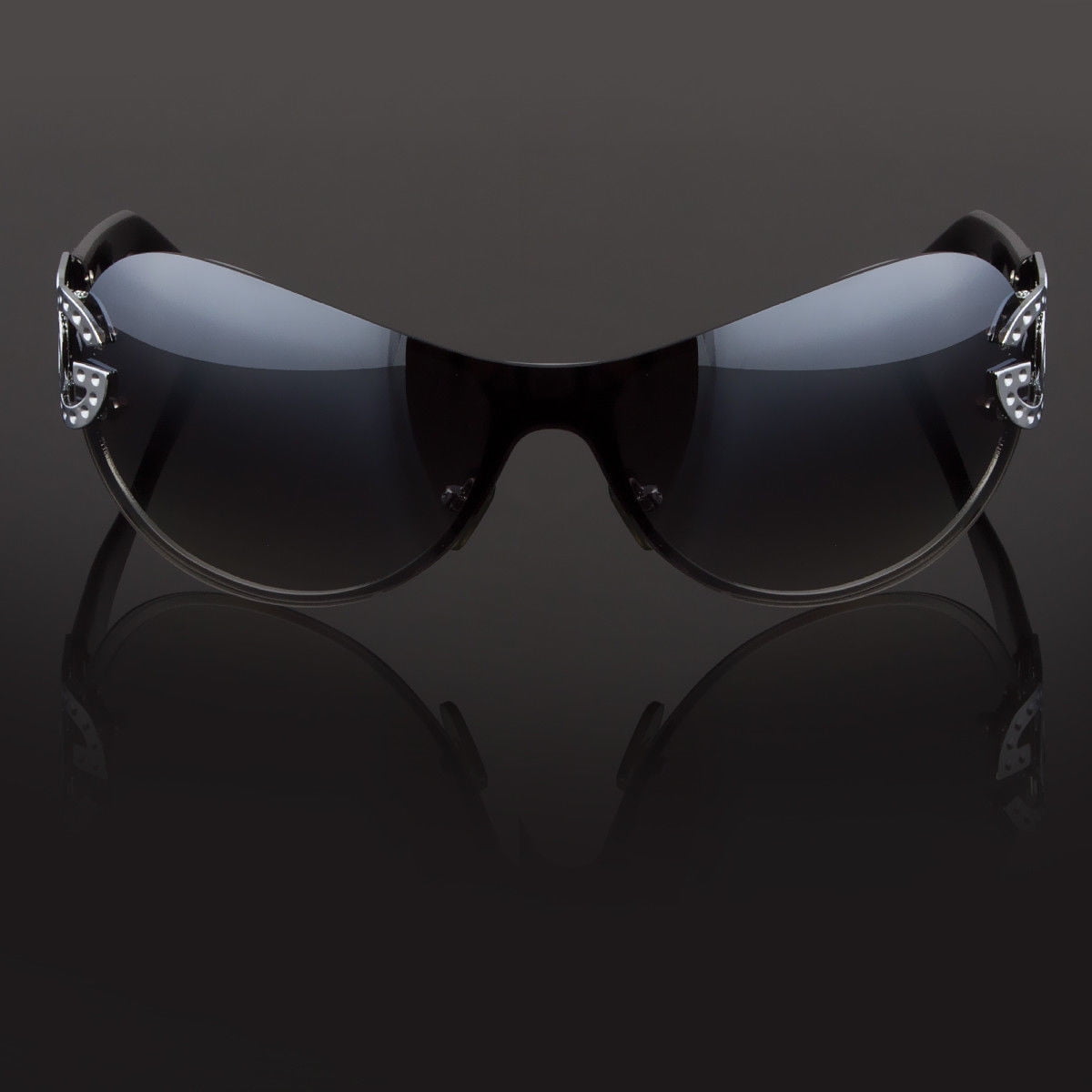 Eyewear Womens Large Oversized Shield Wrap Sunglasses Designer Fashion Shades 