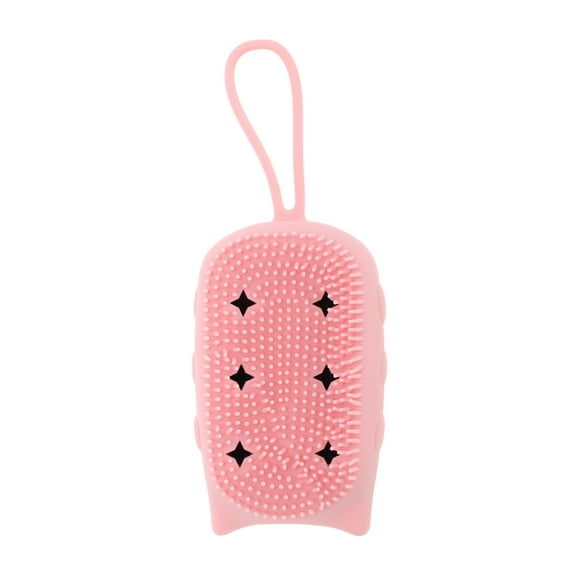 Unique Bargains 1 Pc Cartoon Owl Bath Brush Shower Brush Pink