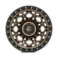thumbnail image 3 of Fuel UTV Cast Aluminum Rim D785 15X7 4X156 BRZ M-BLK-RING 10MM, D7851570A543, 3 of 3