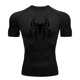 thumbnail image 1 of 2024Camiseta de compresión con estampado de araña para hombre, camiseta de secado rápido, camiseta para correr en gimnasio, manga corta transpirable, primavera, verano, M-3XL, 1 of 5