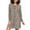N63, variant on joogoo Leopard-d8 Women's Long Sleeve Nightgown Sleepwear L