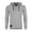 606TMH Heather Grey, variant on ZIMEGO Men's Long Sleeve Vintage Thermal Hoodie - Modern Fit Pullover Hooded Henley Shirts