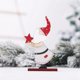 thumbnail image 1 of Xihbxyly Adorno de Papá Noel de Madera, Diseño Ecológico Pintado, Perfecto para Decoración Navideña, Idea de Regalo Encantadora, Ideal para Dormitorio, Sala de Estar, Boda, Tamaño 12 X 7 Cm., 1 of 2