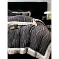 thumbnail image 3 of Nvzi Juego de sábanas, juego de sábanas y fundas de almohada, juego de cama individual, ropa de cama de hotel, decoración del hogar (negro), 3 of 5