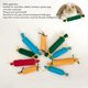 thumbnail image 4 of Paquete de 50 Juguetes para Masticar Animales Pequeños Juguetes para Morder Conejos Jaula Suave para Mascotas Juguete para Morder Accesorios para Jaula de ANGGREK Otros, 4 of 8