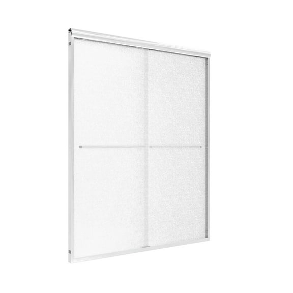 Craft   Main Cvss6072-Rn Cove 72" High X 60" Wide Sliding Frameless Shower Door - Silver