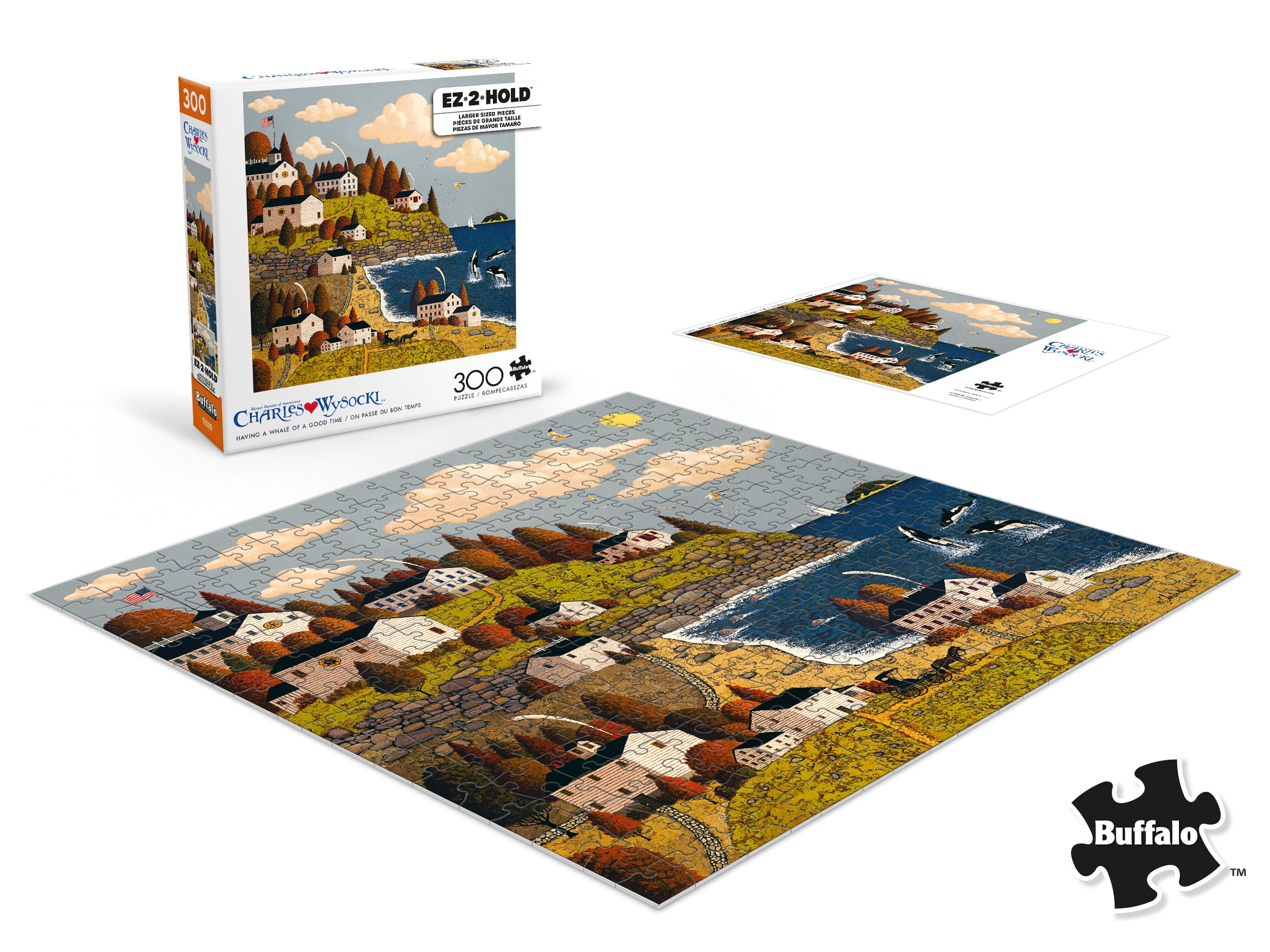 Buffalo Games Having a Whale of a Good Time 300-Piece Interlocking Jigsaw Puzzle for Adults Ages 14+
