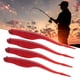 thumbnail image 4 of Artificial Forktail Bait, Fishing Soft Lure Cool Fishing Gear Forktail Soft Bait  For Freshwater Saltwater ANGGREK Rojo transparente, 4 of 8